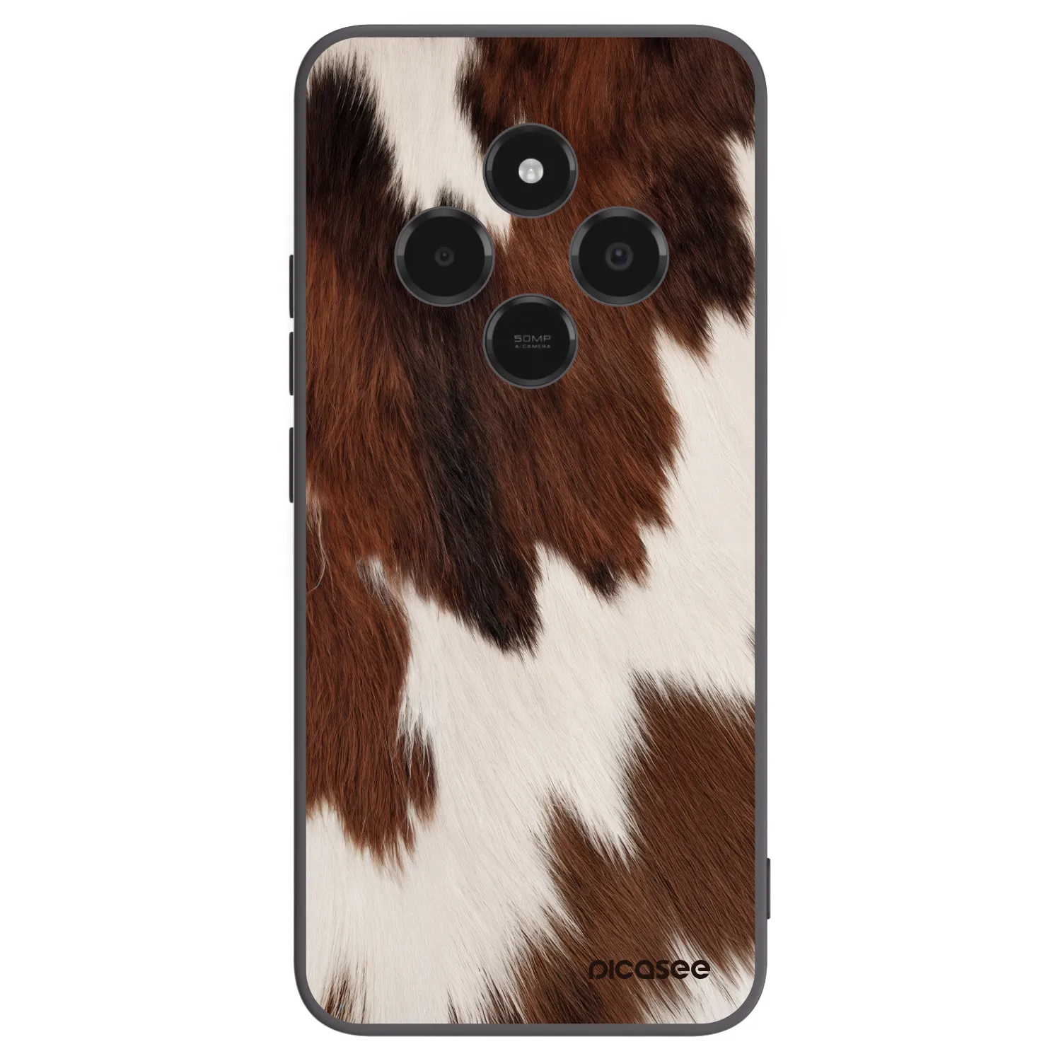 Picasee Xiaomi Poco C75 Hülle - Schwarzes Silikon - Rustica