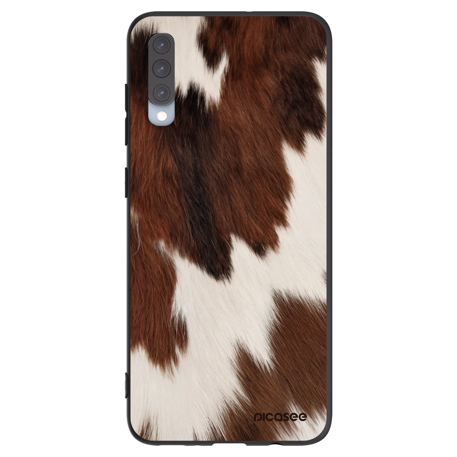 Picasee Samsung Galaxy A70 A705F Hülle - Schwarzes Silikon - Rustica