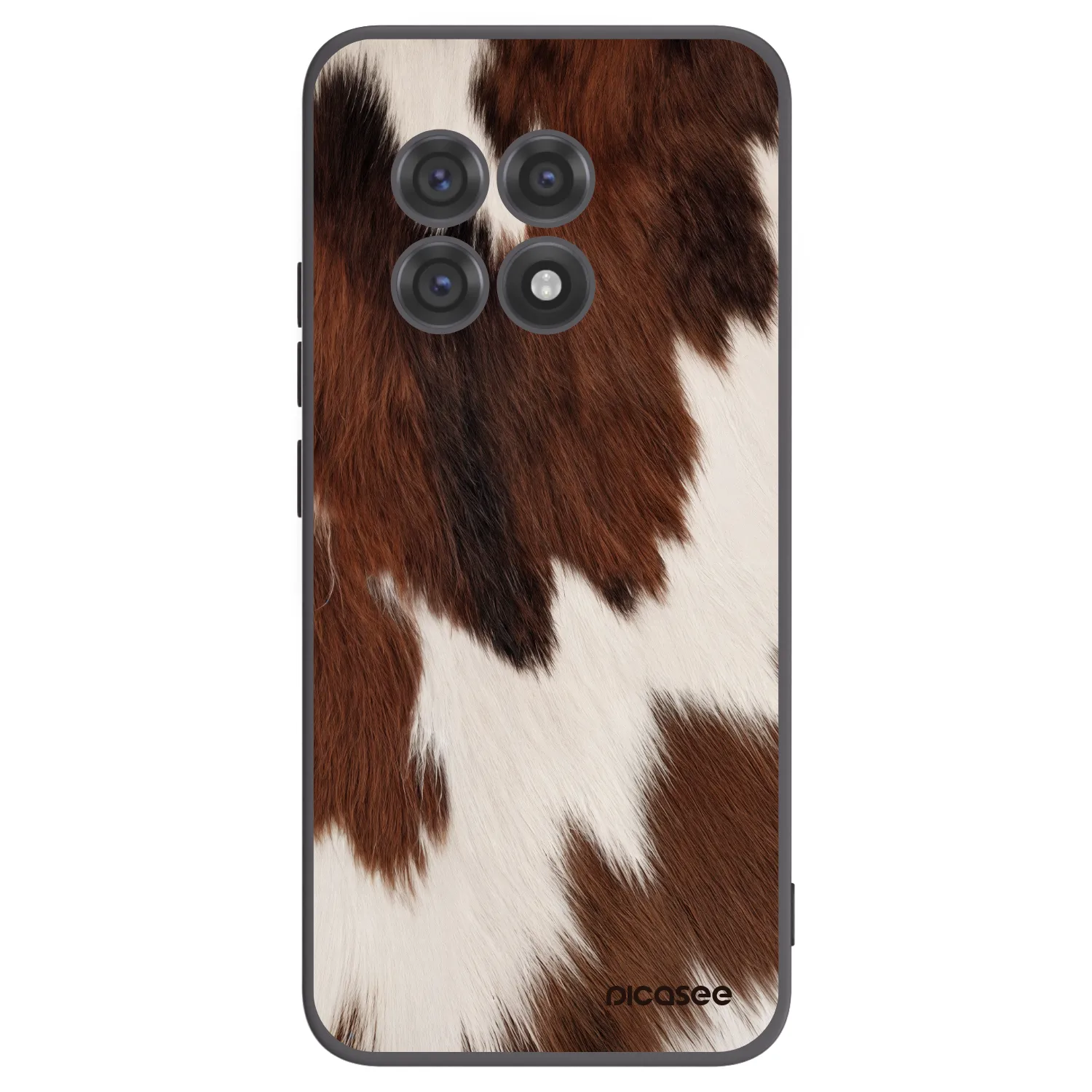 Picasee OnePlus 13R 5G Hülle - Schwarzes Silikon - Rustica