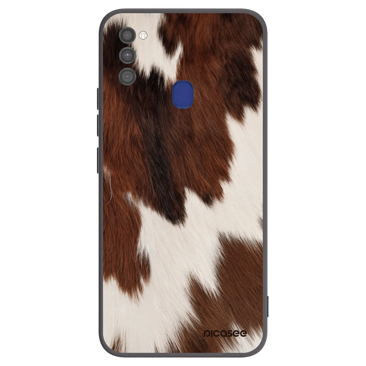 Picasee Samsung Galaxy M21 M215F Hülle - Schwarzes Silikon - Rustica