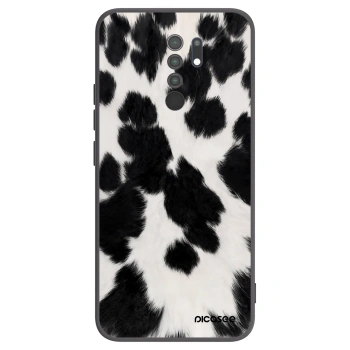 Picasee Xiaomi Redmi 9 Hülle - Schwarzes Silikon - Black Moo