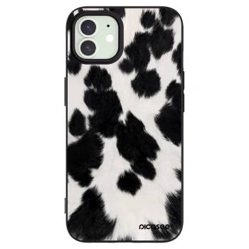 Picasee Apple iPhone 12 Pro Hülle - Schwarzes Silikon - Black Moo