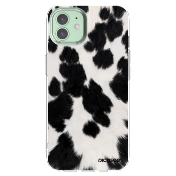 Picasee Apple iPhone 12 Pro Hülle - Transparentes Silikon - Black Moo