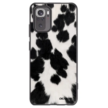 Picasee Xiaomi Redmi Note 10 Hülle - Schwarzes Silikon - Black Moo