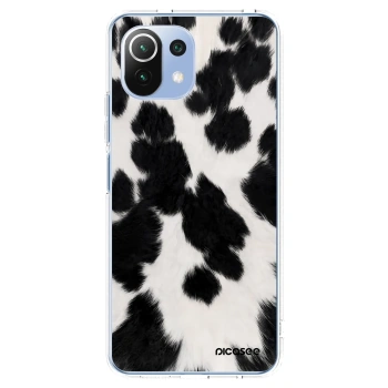 Picasee Xiaomi Mi 11 Lite Hülle - Transparentes Silikon - Black Moo