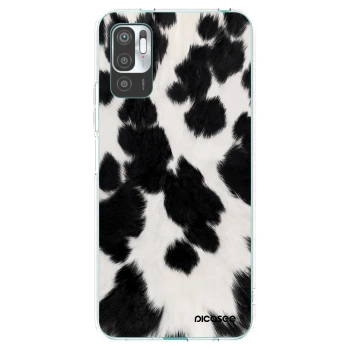 Picasee Xiaomi Redmi Note 10 5G Hülle - Transparentes Silikon - Black Moo