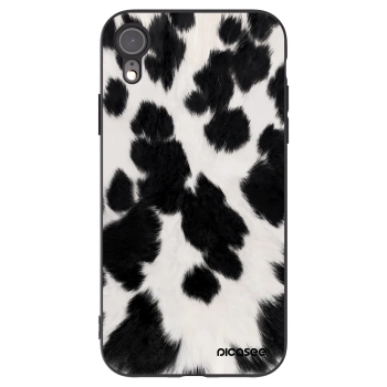 Picasee Apple iPhone XR Hülle - Schwarzes Silikon - Black Moo