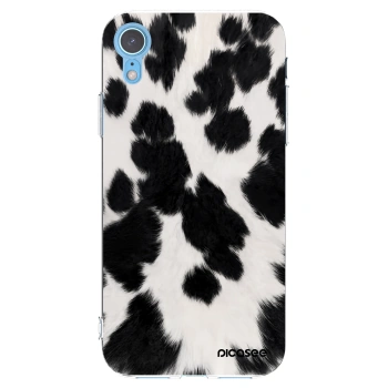 Picasee Apple iPhone XR Hülle - Transparentes Silikon - Black Moo