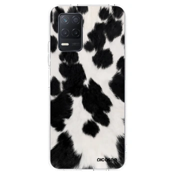 Picasee Realme 8 5G Hülle - Transparentes Silikon - Black Moo