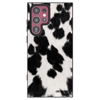 Picasee Samsung Galaxy S22 Ultra 5G Hülle - Schwarzes Silikon - Black Moo