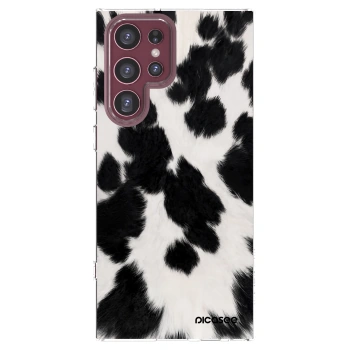 Picasee Samsung Galaxy S22 Ultra 5G Hülle - Transparentes Silikon - Black Moo