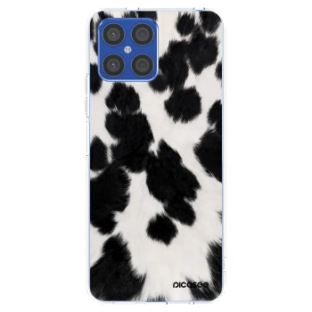 Picasee Honor X8 4G Hülle - Transparentes Silikon - Black Moo