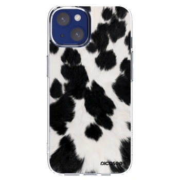 Picasee Apple iPhone 14 Hülle - Transparentes Silikon - Black Moo