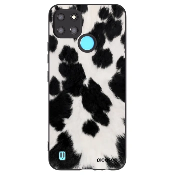 Picasee Realme C21Y Hülle - Schwarzes Silikon - Black Moo