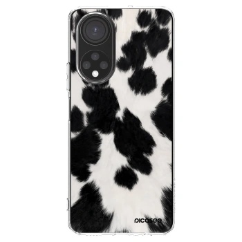 Picasee Honor X7 Hülle - Transparentes Silikon - Black Moo
