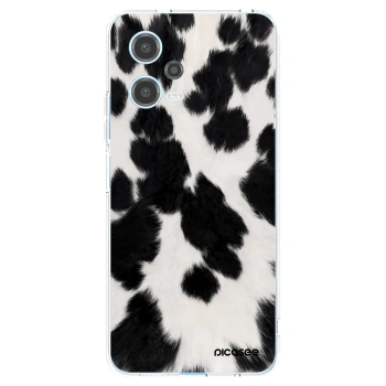 Picasee Xiaomi Redmi Note 12 5G Hülle - Transparentes Silikon - Black Moo