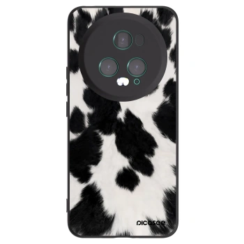 Picasee Honor Magic5 Pro Hülle - Schwarzes Silikon - Black Moo