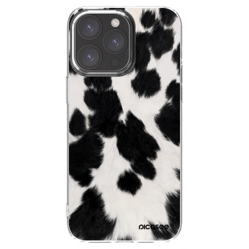 Picasee Apple iPhone 15 Pro Max Hülle - Transparentes Silikon - Black Moo