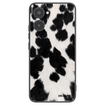 Picasee Realme 10 4G Hülle - Schwarzes Silikon - Black Moo