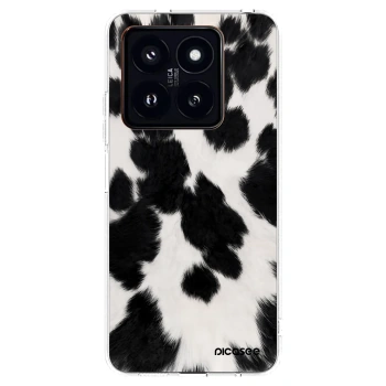 Picasee Xiaomi 14 Pro Hülle - Transparentes Silikon - Black Moo