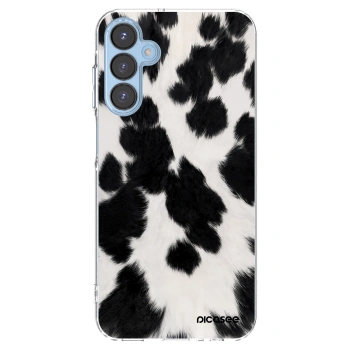 Picasee Samsung Galaxy A15 A156B 5G Hülle - Transparentes Silikon - Black Moo