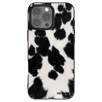 Picasee Apple iPhone 16 Pro Max Hülle - Schwarzes Silikon - Black Moo