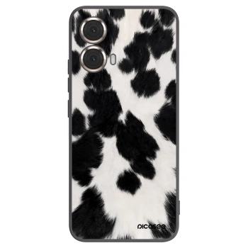 Picasee Motorola Moto G85 Hülle - Schwarzes Silikon - Black Moo