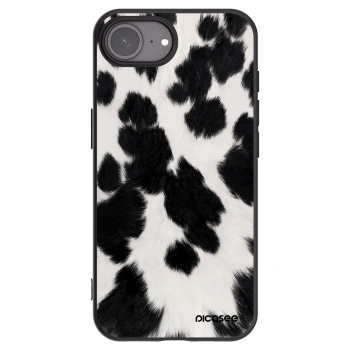 Picasee Apple iPhone 16e Hülle - Schwarzes Silikon - Black Moo