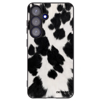 Picasee Samsung Galaxy S25 5G Hülle - Schwarzes Silikon - Black Moo