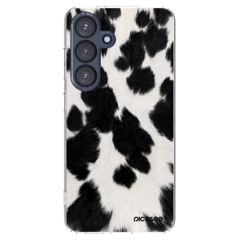 Picasee Samsung Galaxy S25 5G Hülle - Transparentes Silikon - Black Moo