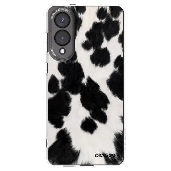 Picasee Samsung Galaxy S25 Edge 5G Hülle - Transparentes Silikon - Black Moo
