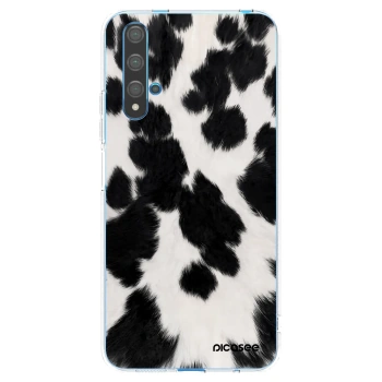 Picasee Huawei Nova 5T Hülle - Transparentes Silikon - Black Moo