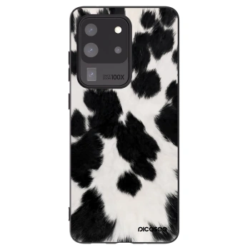 Picasee Samsung Galaxy S20 Ultra 5G G988F Hülle - Schwarzes Silikon - Black Moo
