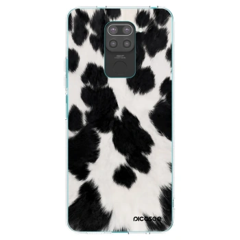 Picasee Xiaomi Redmi Note 9 Hülle - Schwarzes Silikon - Black Moo
