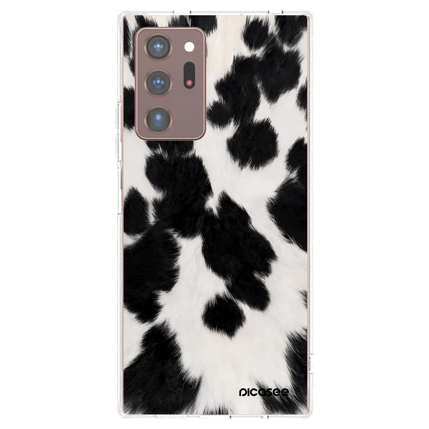 Picasee Samsung Galaxy Note 20 Ultra Hülle - Transparentes Silikon - Black Moo