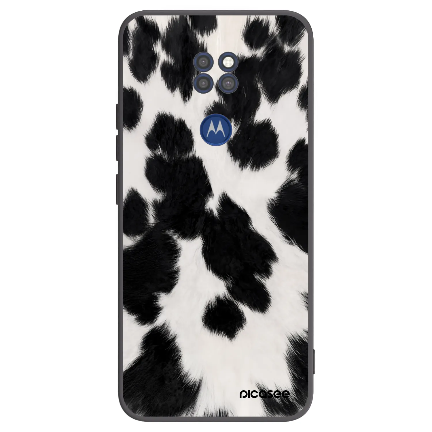 Picasee Motorola Moto G9 Play Hülle - Schwarzes Silikon - Black Moo