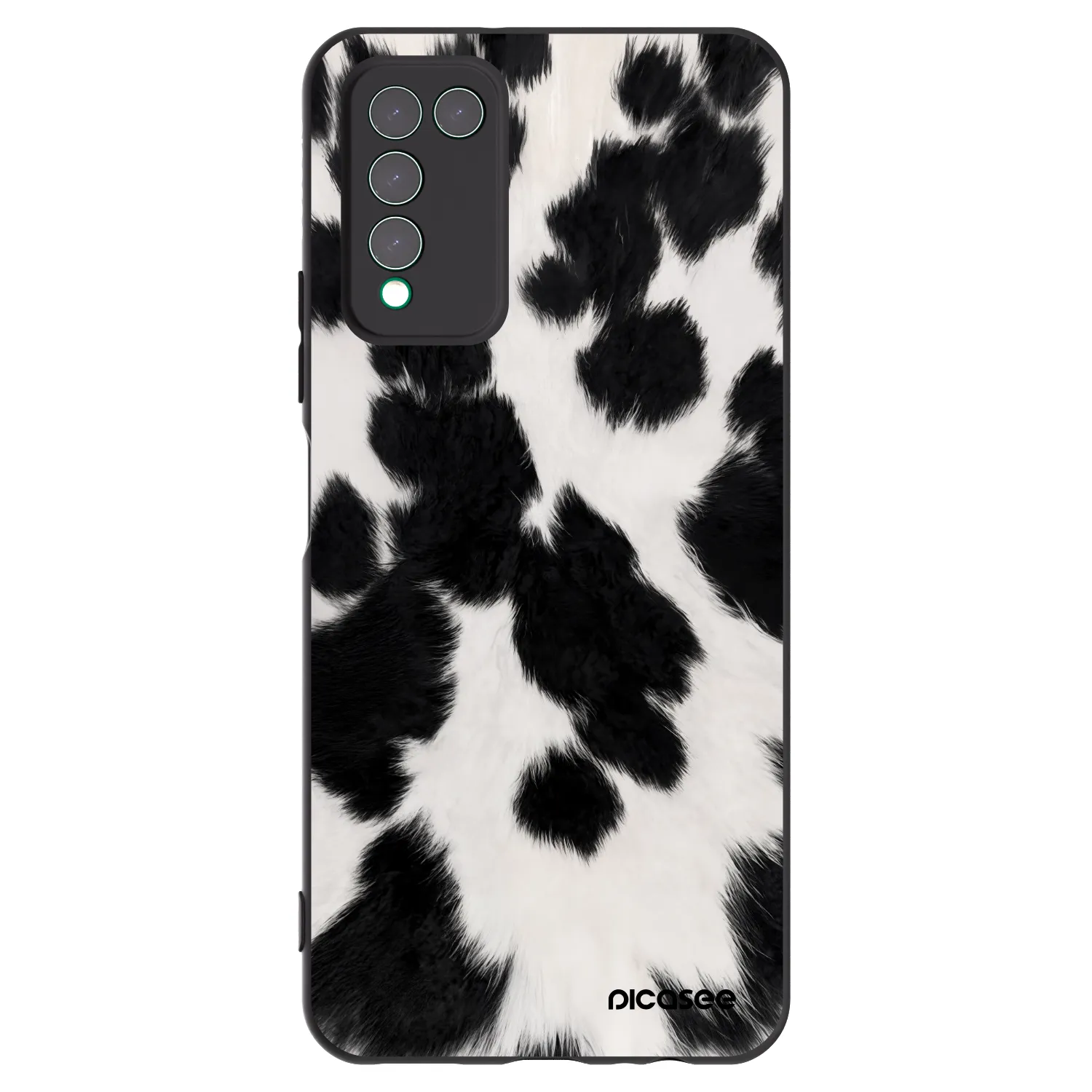 Picasee Honor 10X Lite Hülle - Schwarzes Silikon - Black Moo