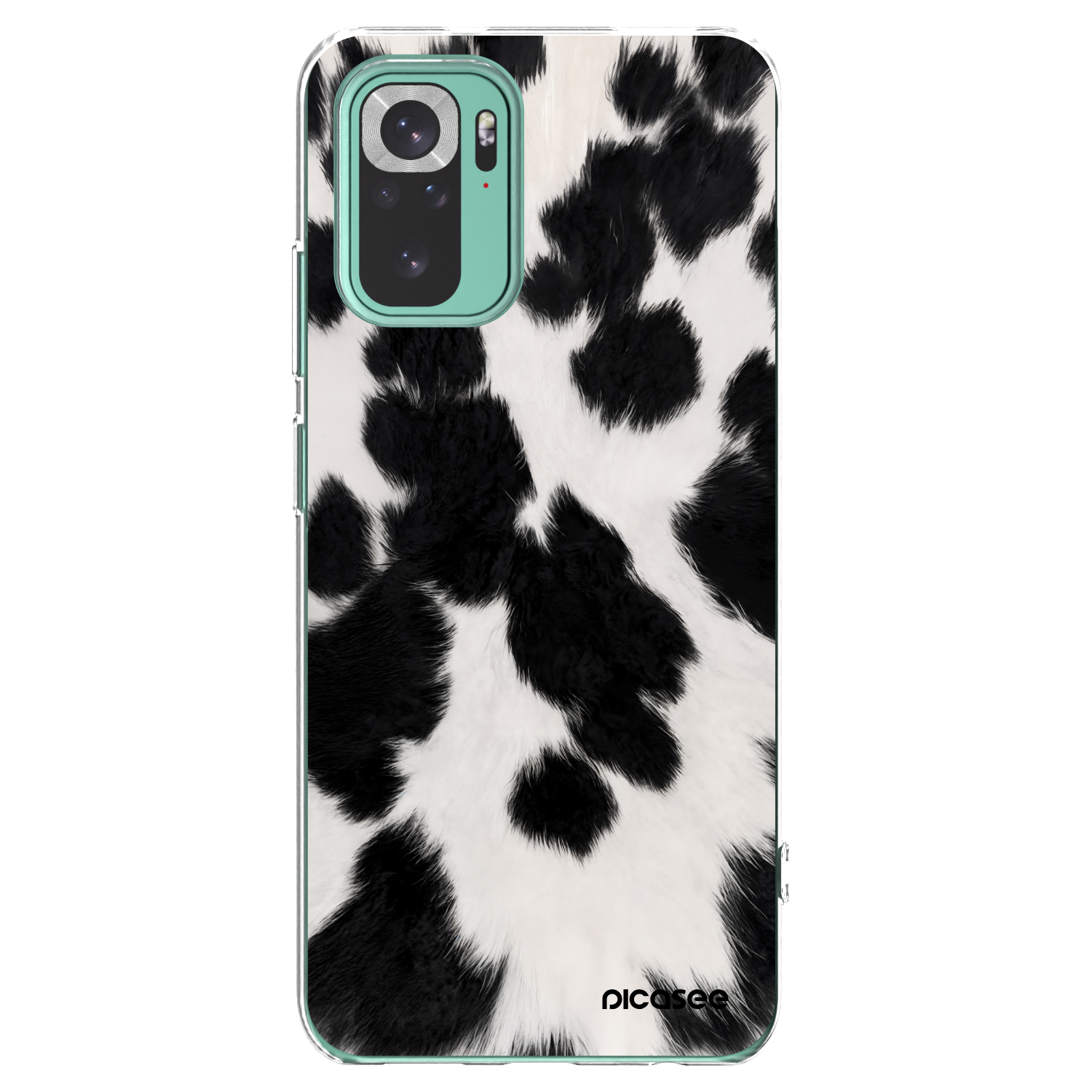 Picasee Xiaomi Redmi Note 10 Pro Hülle - Transparentes Silikon - Black Moo