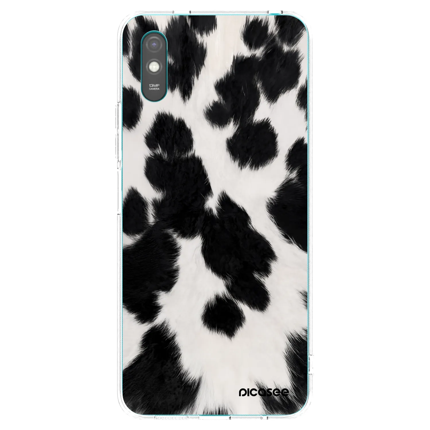 Picasee Xiaomi Redmi 9AT Hülle - Transparentes Silikon - Black Moo