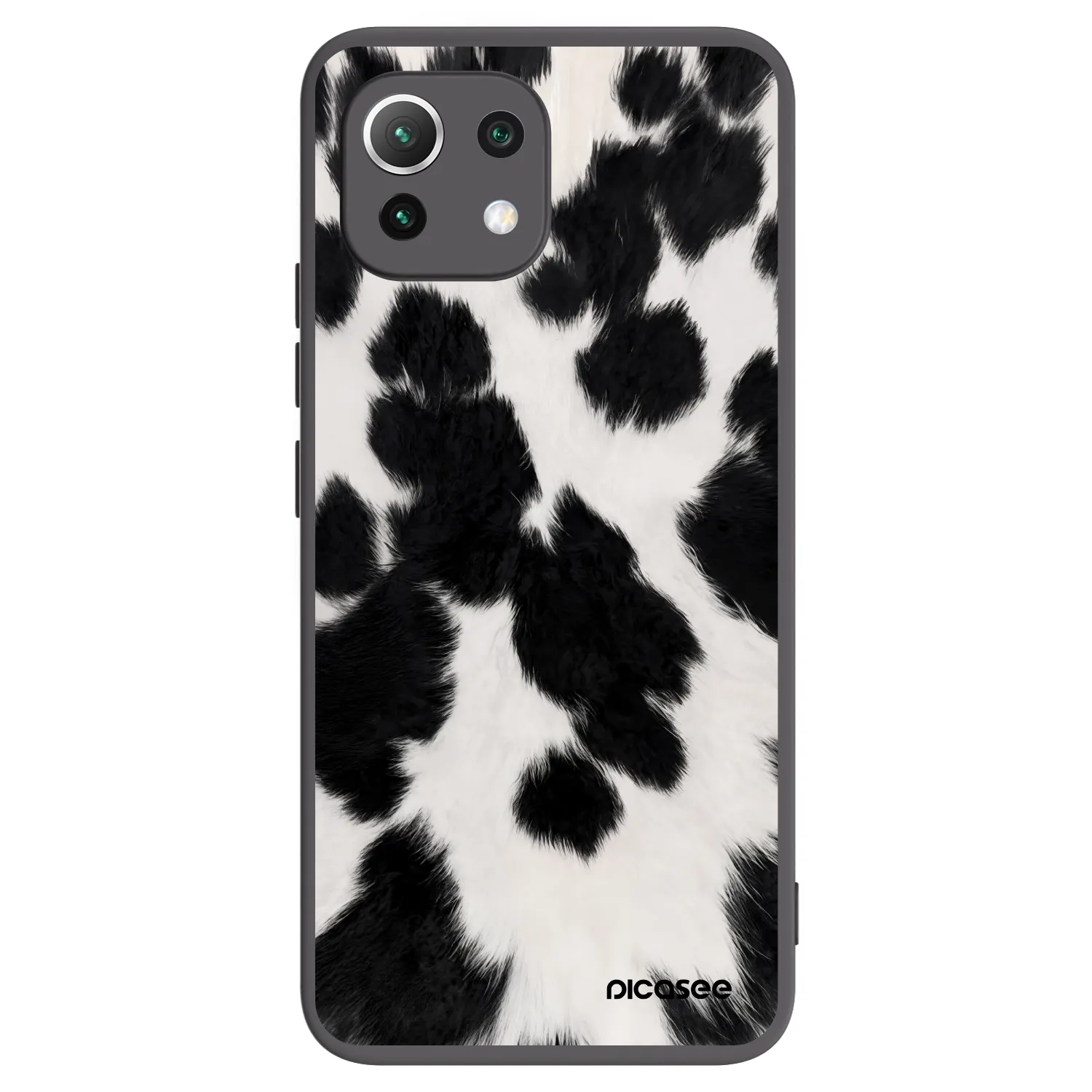 Picasee Xiaomi Mi 11 Lite Hülle - Schwarzes Silikon - Black Moo