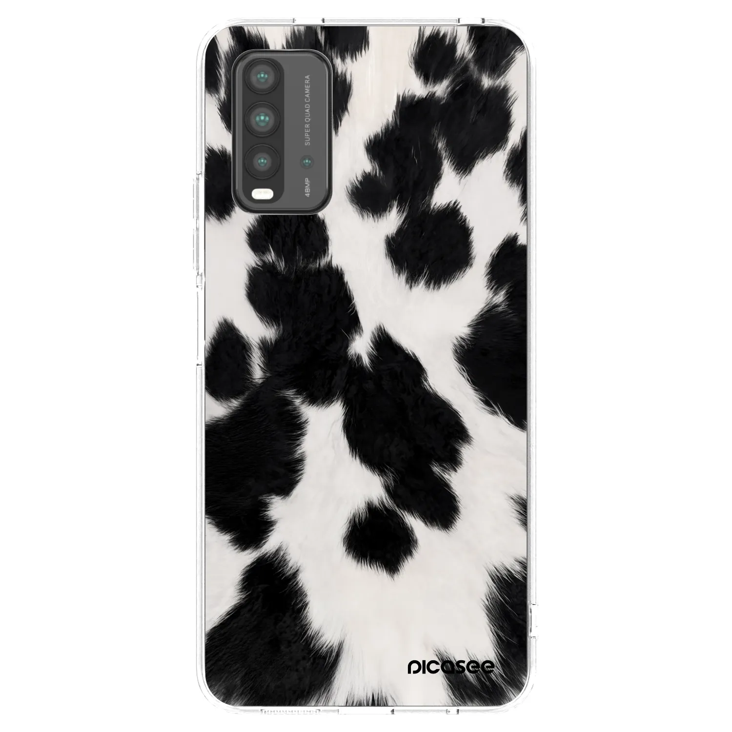 Picasee Xiaomi Redmi 9T Hülle - Schwarzes Silikon - Black Moo