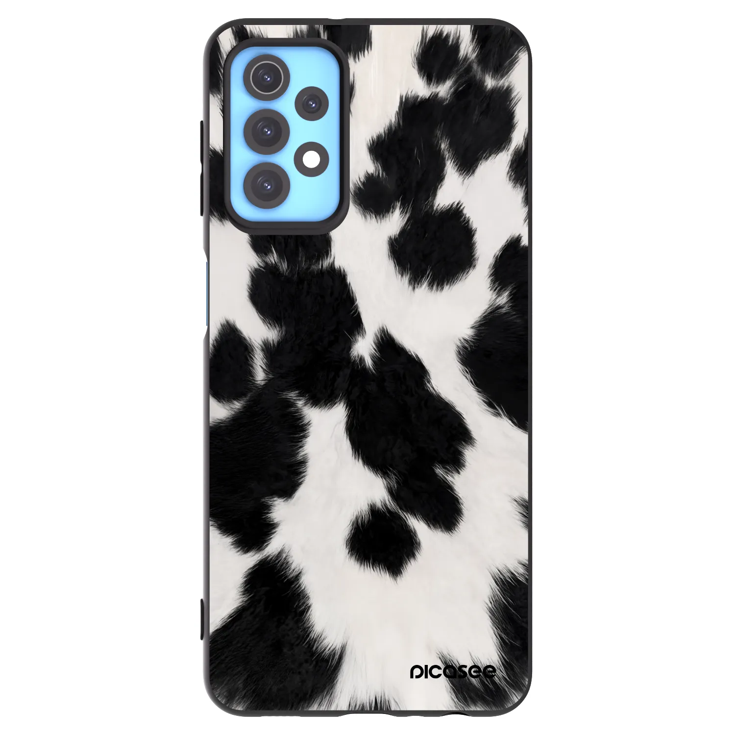 Picasee Samsung Galaxy A32 4G SM-A325F Hülle - Schwarzes Silikon - Black Moo