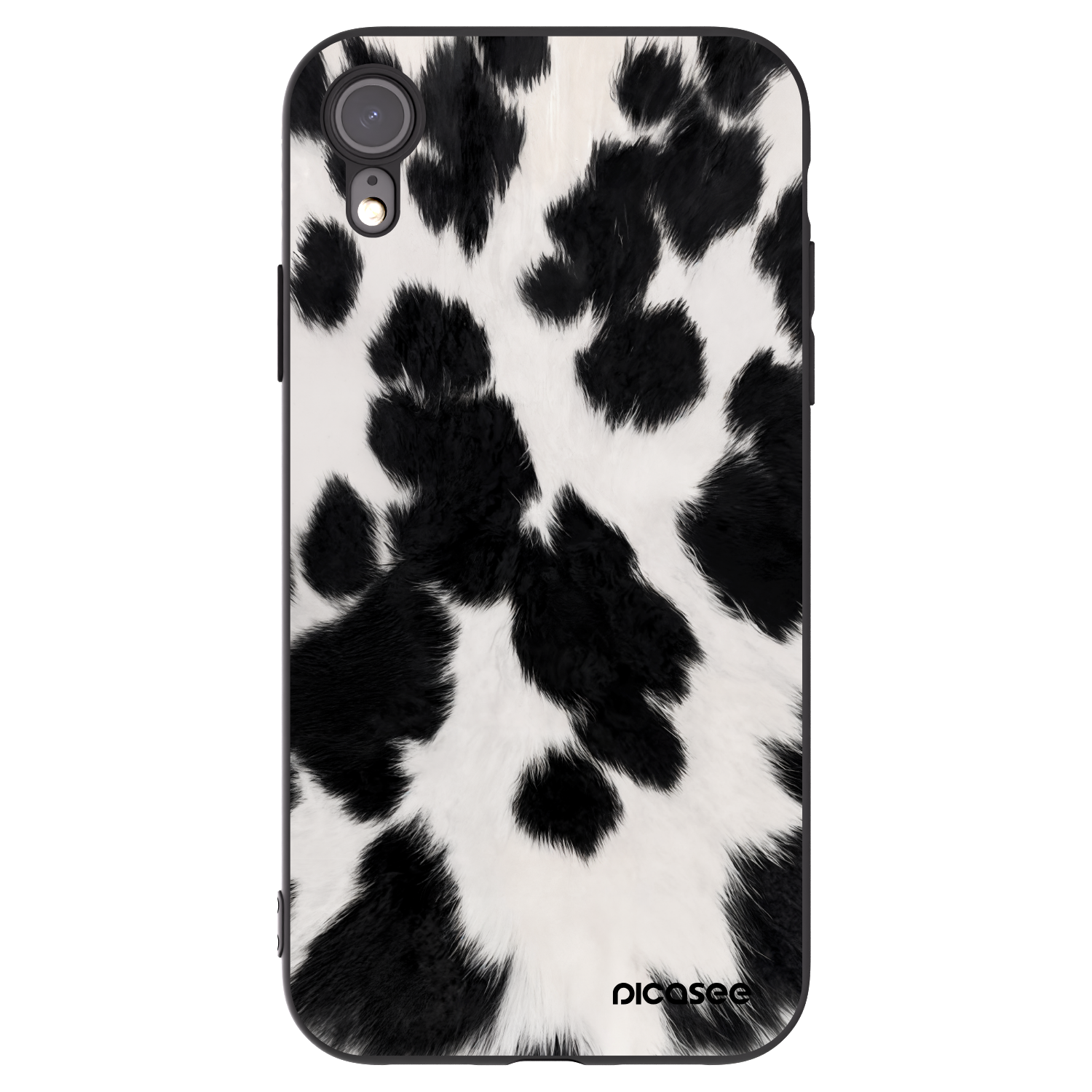 Picasee Apple iPhone XR Hülle - Schwarzes Silikon - Black Moo