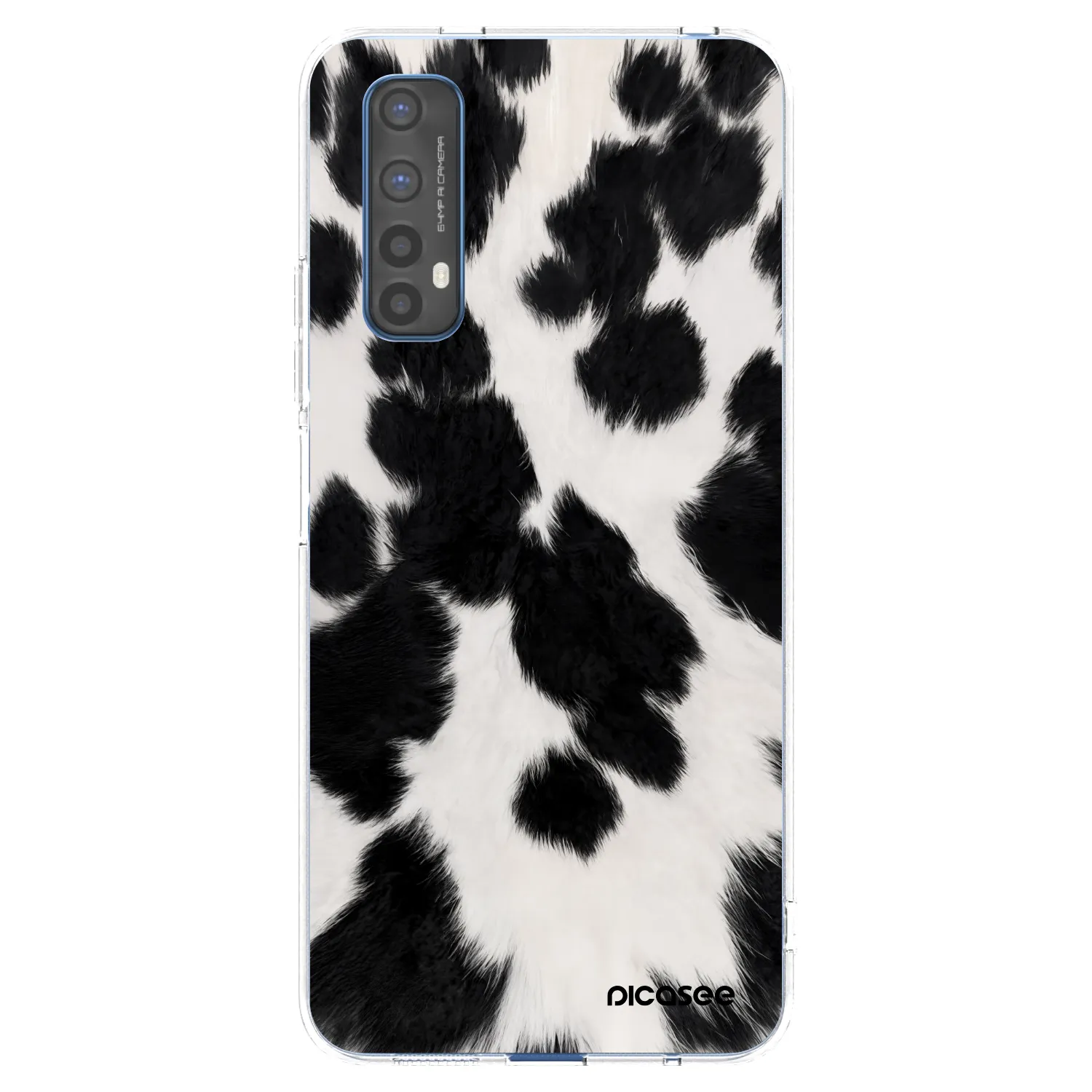 Picasee Realme 7 Hülle - Transparentes Silikon - Black Moo