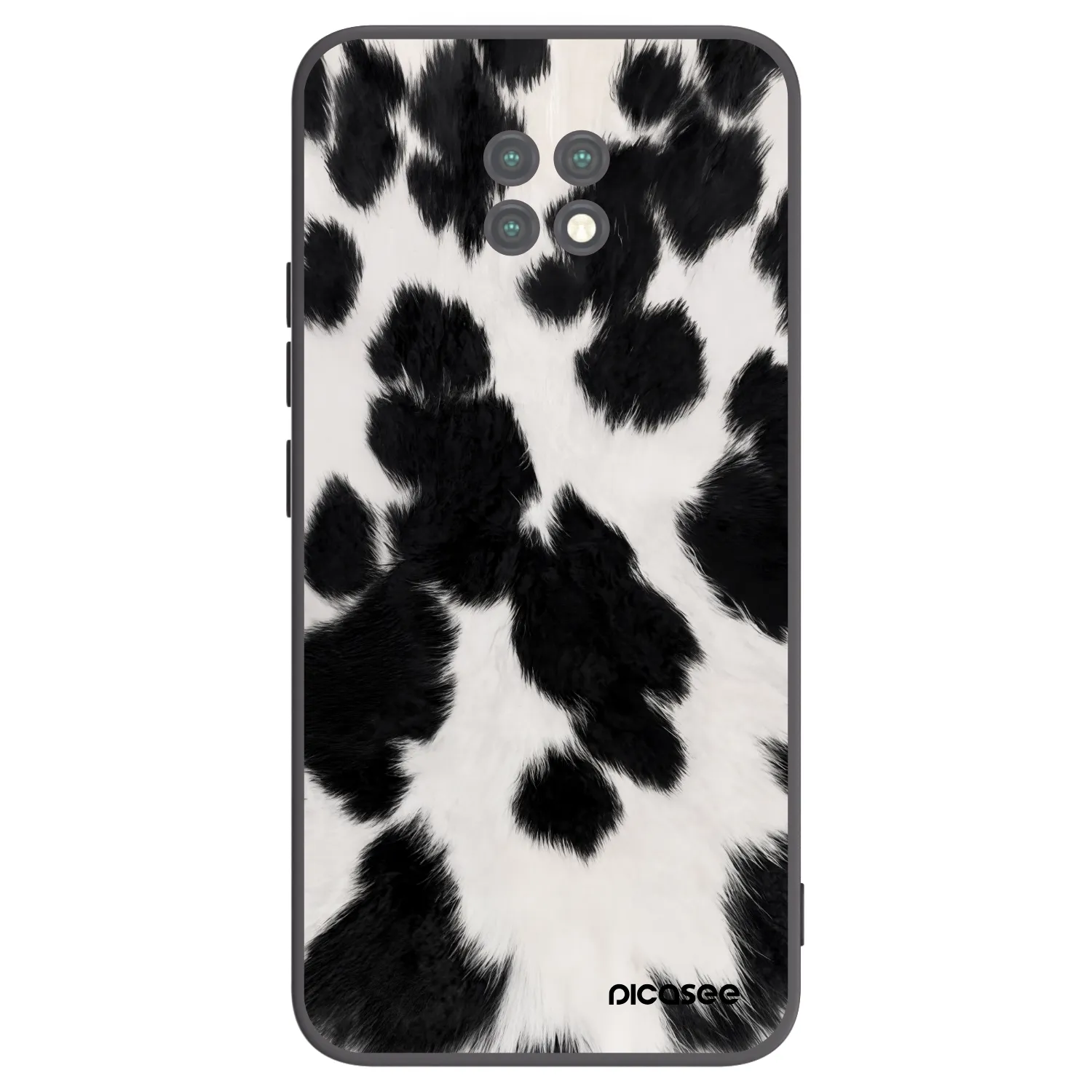 Picasee Xiaomi Redmi Note 9T Hülle - Schwarzes Silikon - Black Moo