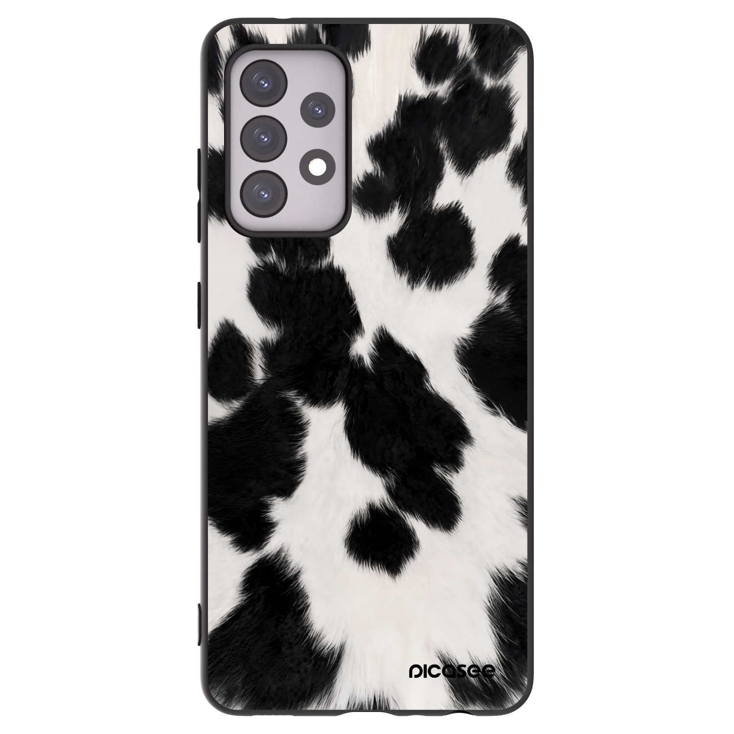 Picasee Samsung Galaxy A52s 5G A528B Hülle - Schwarzes Silikon - Black Moo