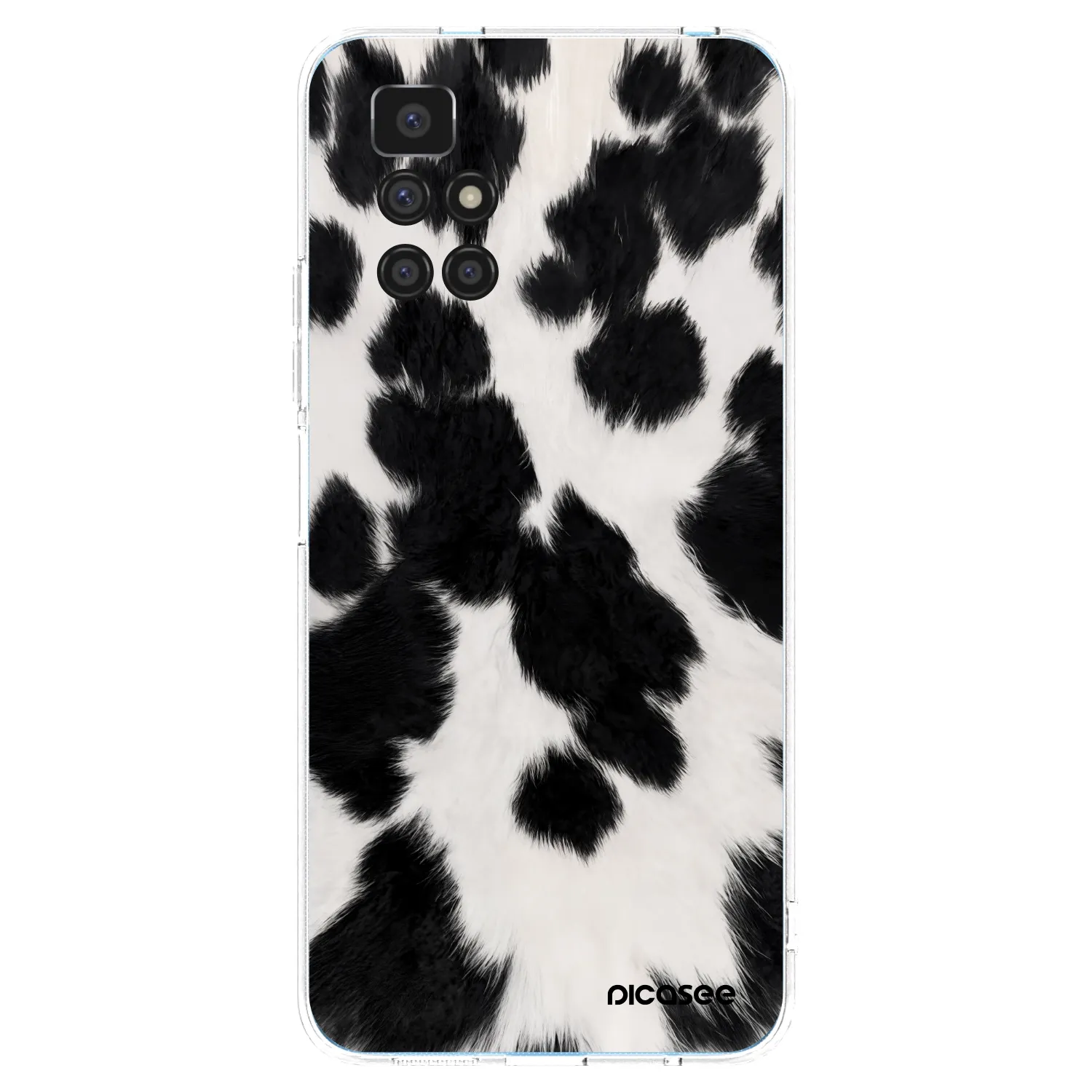 Picasee Xiaomi Redmi 10 Hülle - Transparentes Silikon - Black Moo