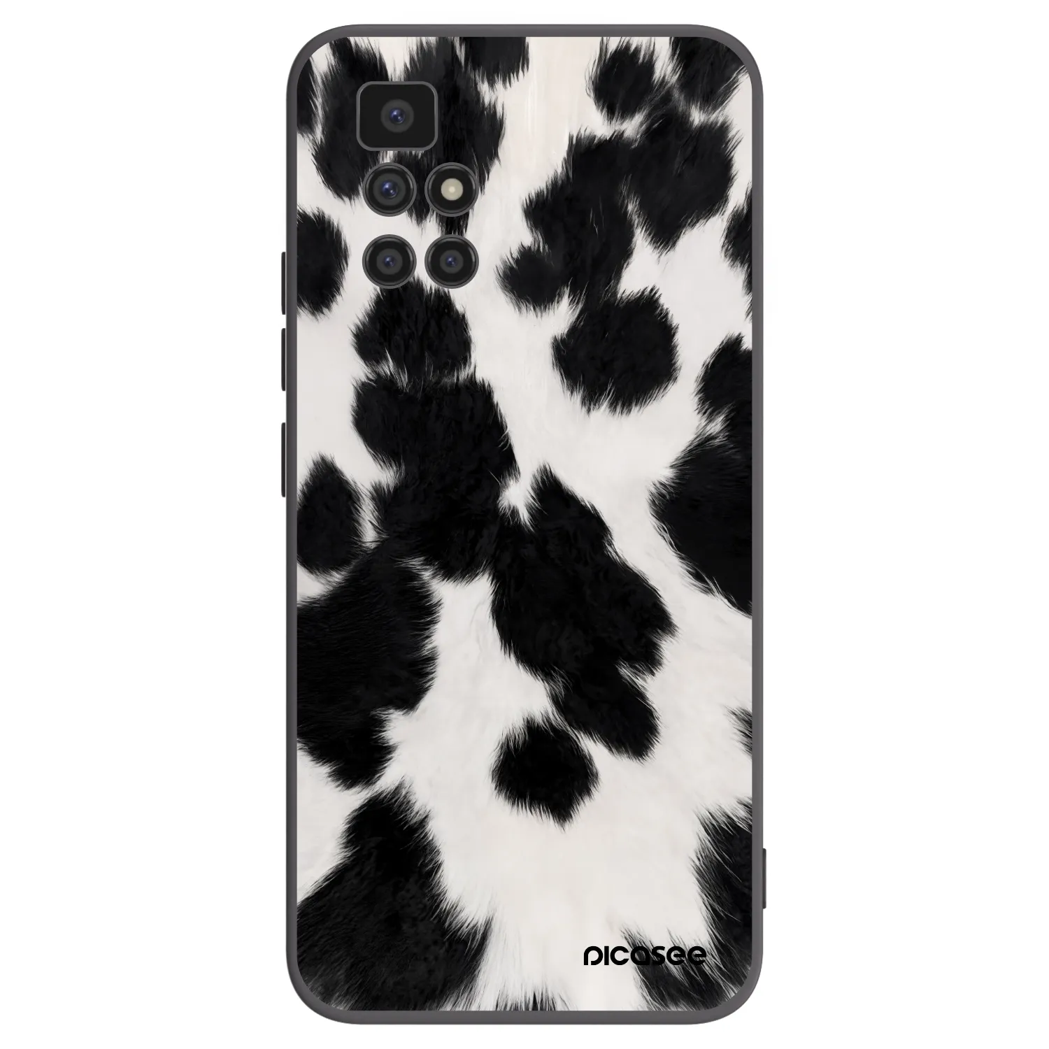 Picasee Xiaomi Redmi 10 Hülle - Schwarzes Silikon - Black Moo