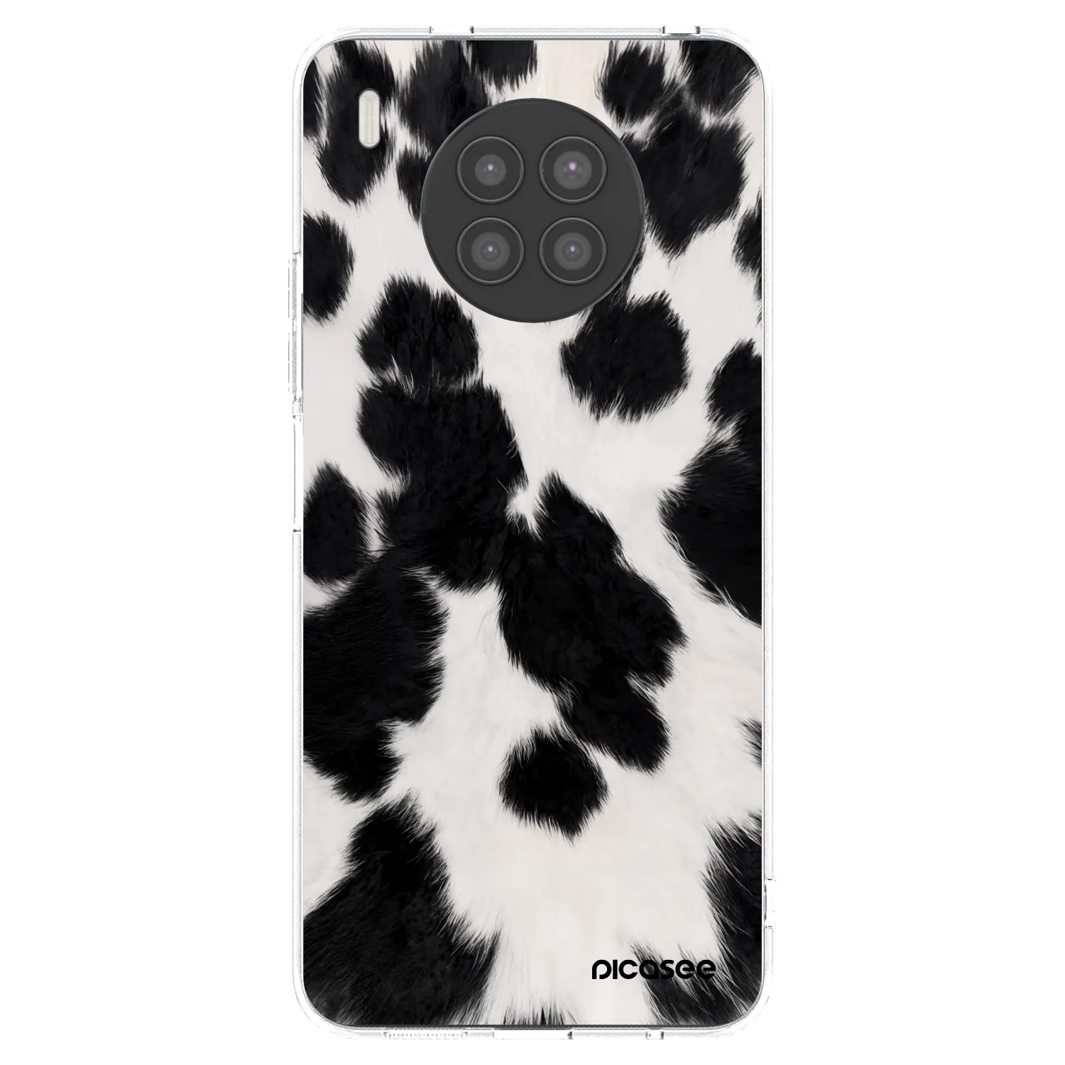Picasee Huawei Nova 8i Hülle - Transparentes Silikon - Black Moo