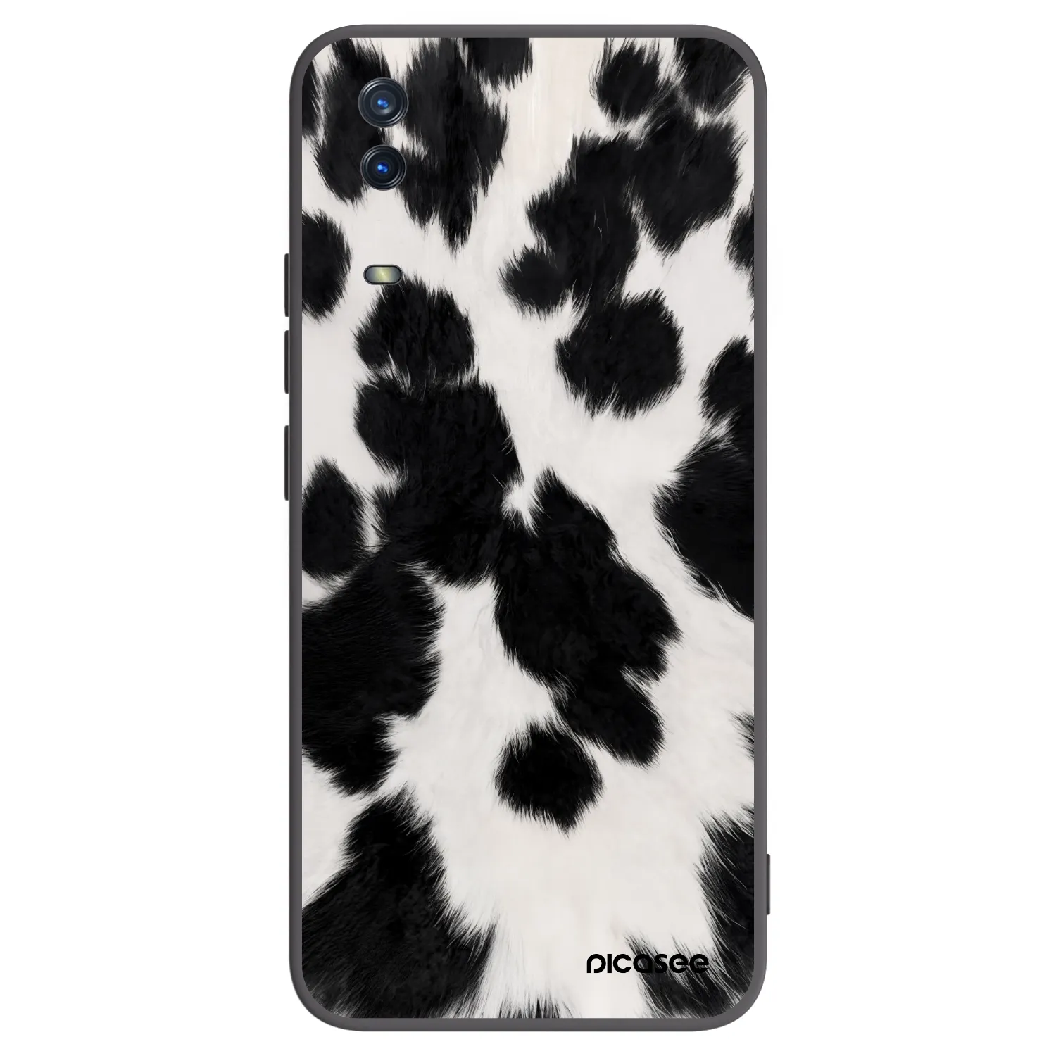 Picasee Vivo Y11s Hülle - Schwarzes Silikon - Black Moo
